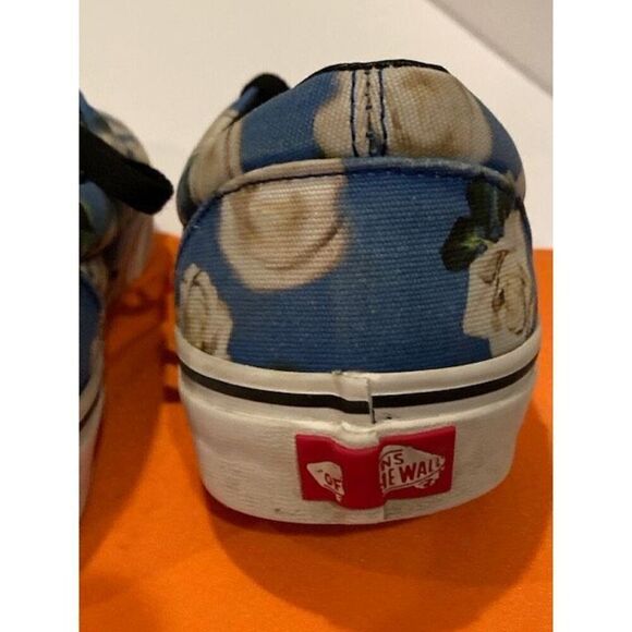 VANS Era Romantic Floral Shoes Sneakers Lapis Blue Women’s Sz 11.5, Men’s Sz 10 - Picture 12 of 14